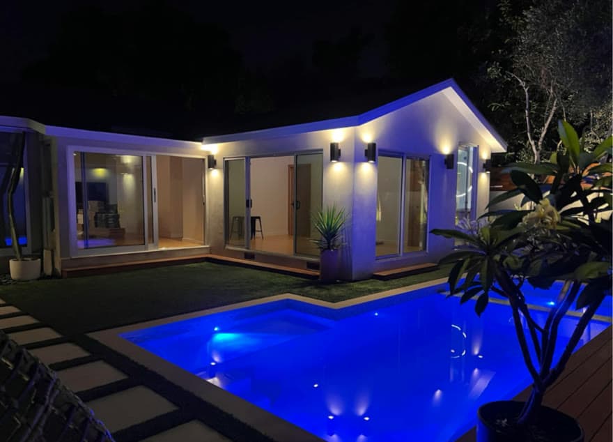 Florent's completed pool