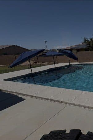 Cody Smith's post with photos of their finished pool
