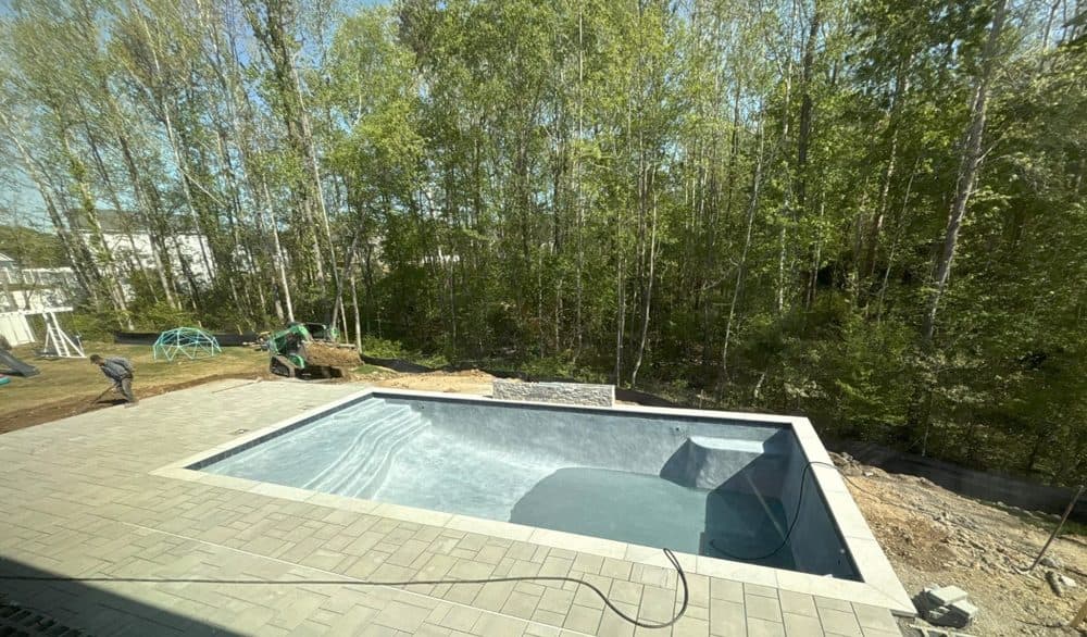 Grant William Maravetz's post with photos of their finished pool