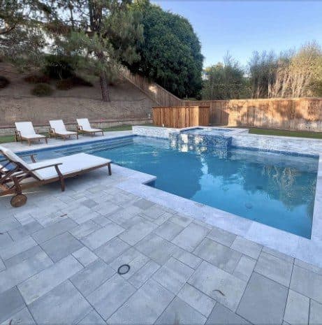 Jennie Carey's post with photos of their finished pool