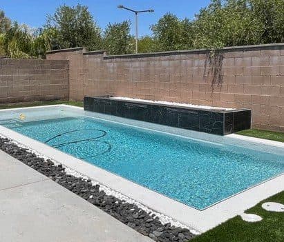 Jenny Jing's post with photos of their finished pool