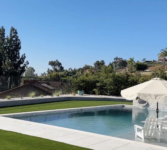 Jordan Grace Smelser's post with photos of their finished pool