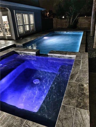 M. Hisaw's post with photos of their finished pool