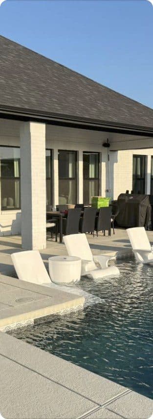 Marc Kampwerth's post with photos of their finished pool