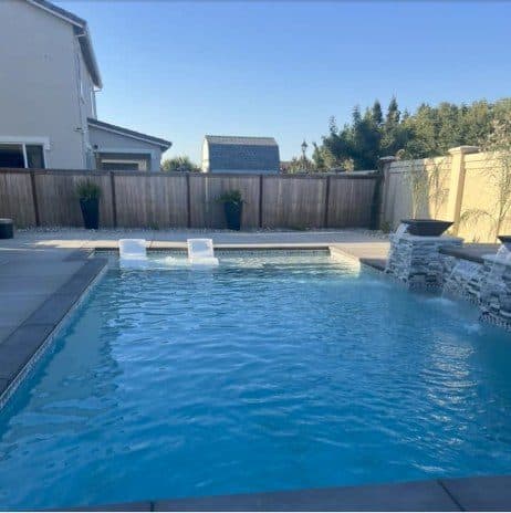 Michael Vea's post with photos of their finished pool