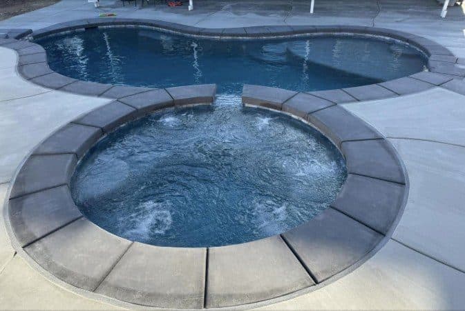 Nathan Solorio's post with photos of their finished pool