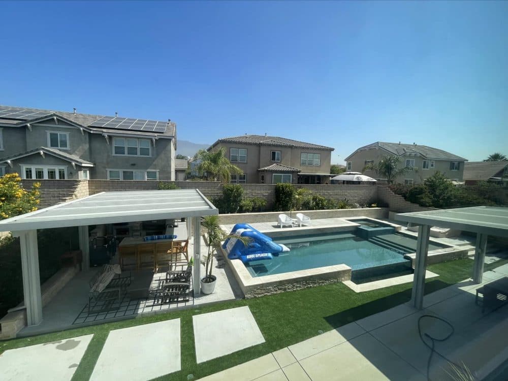 Oscar Alcantar's post with photos of their finished pool