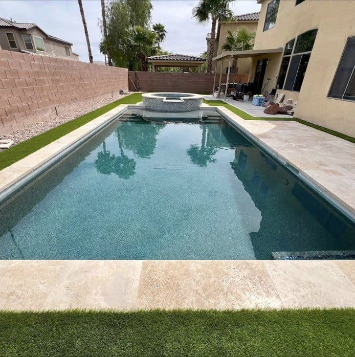 Sarah Reese's post with photos of their finished pool