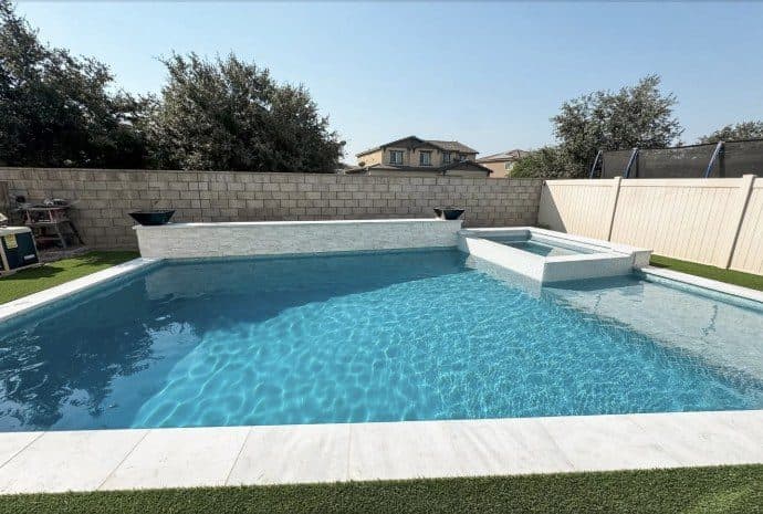 Shelley Anne's post with photos of their finished pool