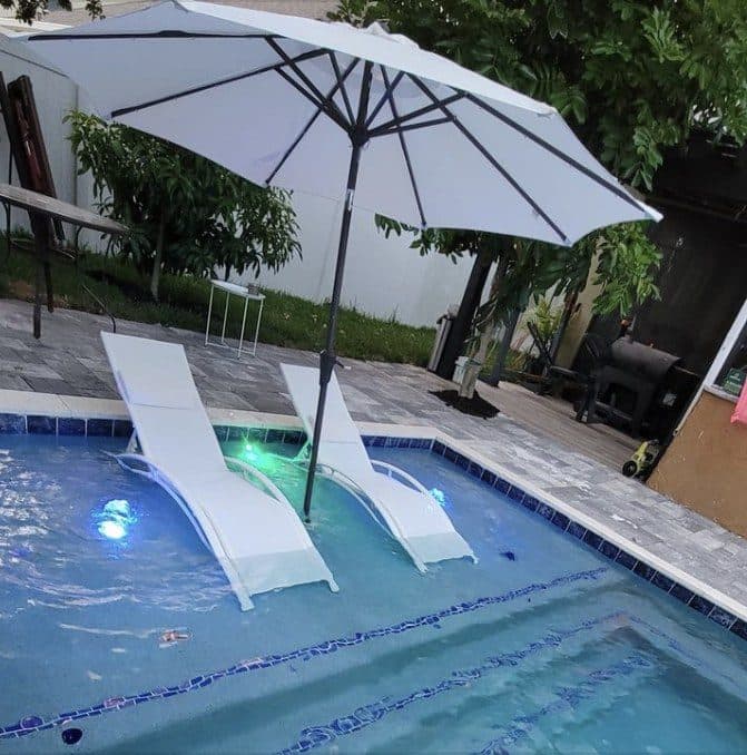 Shenique Kellyman's post with photos of their finished pool