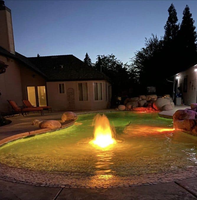 Tim Rapp's post with photos of their finished pool
